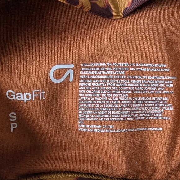 *2/$20* GAP Sports Bra, Size S - Picture 3 of 3